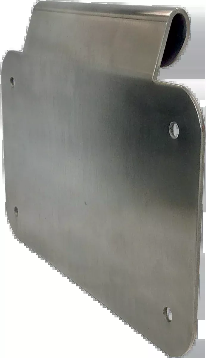 License Plate Mount - Burnished Aluminum