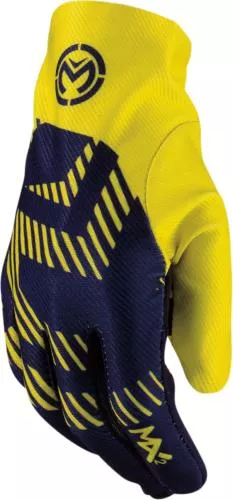 MOOSE RACING MX-2 Gloves Navy /Hi Vis XL 3330-7037