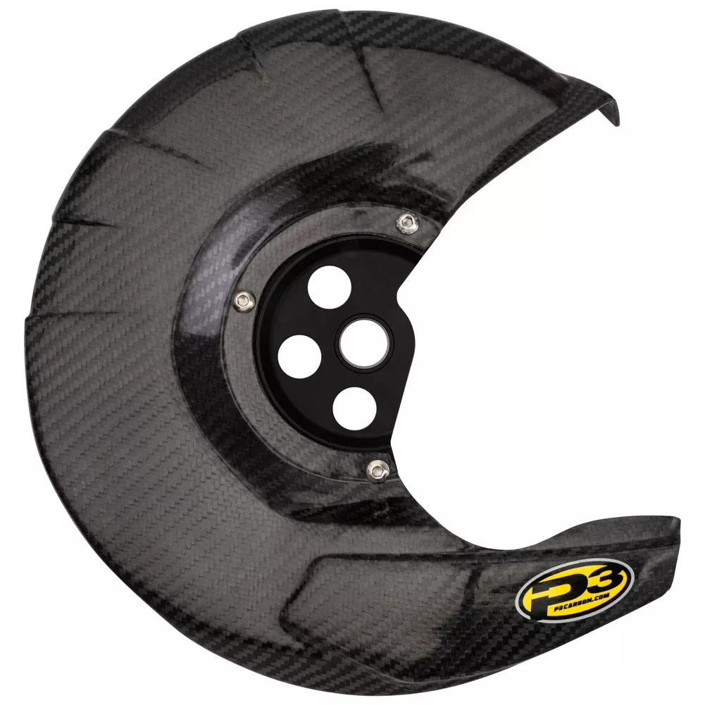 P3 Carbon Front Brake Disc Guard Kit GASGAS EC 250 (Fuel Injected) 202
