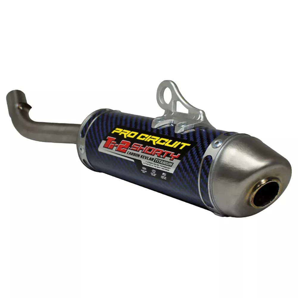 Pro Circuit Ti-2 Shorty Blue Silencer Yamaha YZ125 2022–2026
