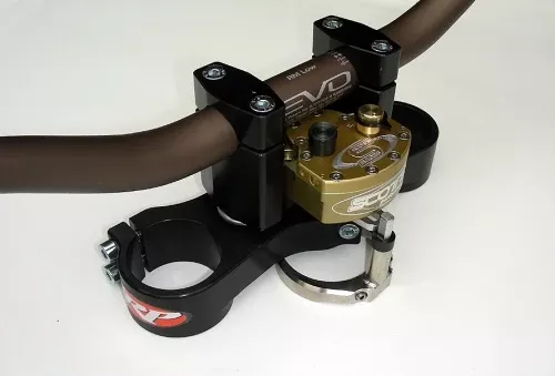 Scotts SUB Mount Steering Stabilizer Kit w/ Triple Clamp Yamaha YZ450F