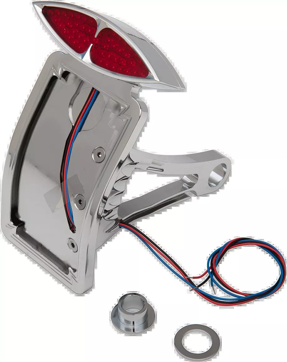 Taillight /License Plate Mount - Curved - Vertical
