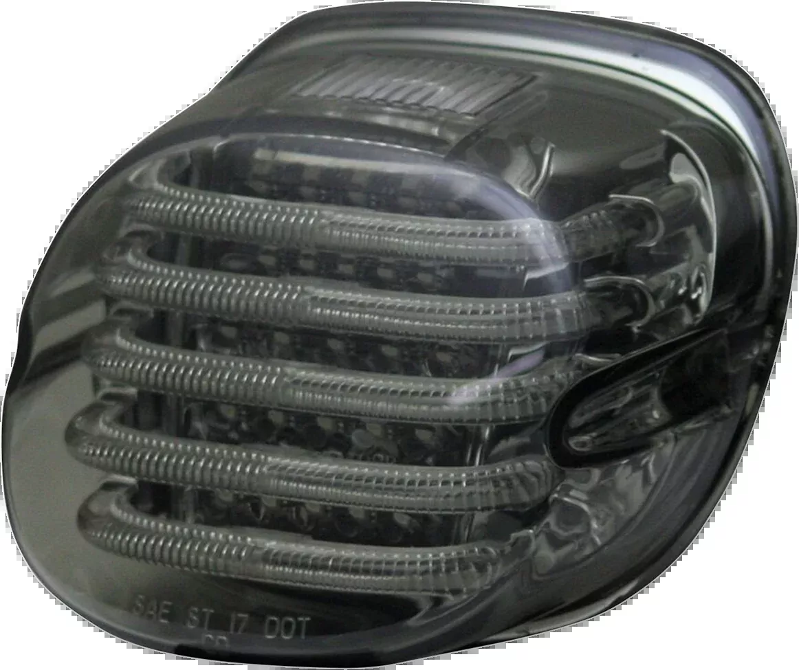 Taillight - with License Plate Illumination Window - Smoke