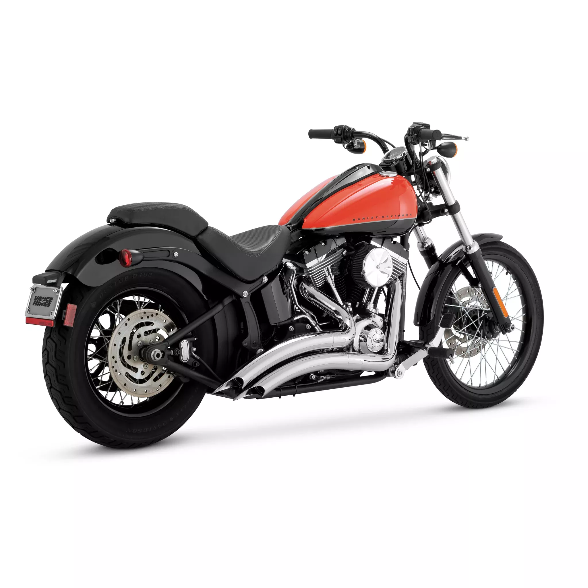 Vance & Hines Slip-On Big Radius 2-Into-2 Chrome 1986-2009