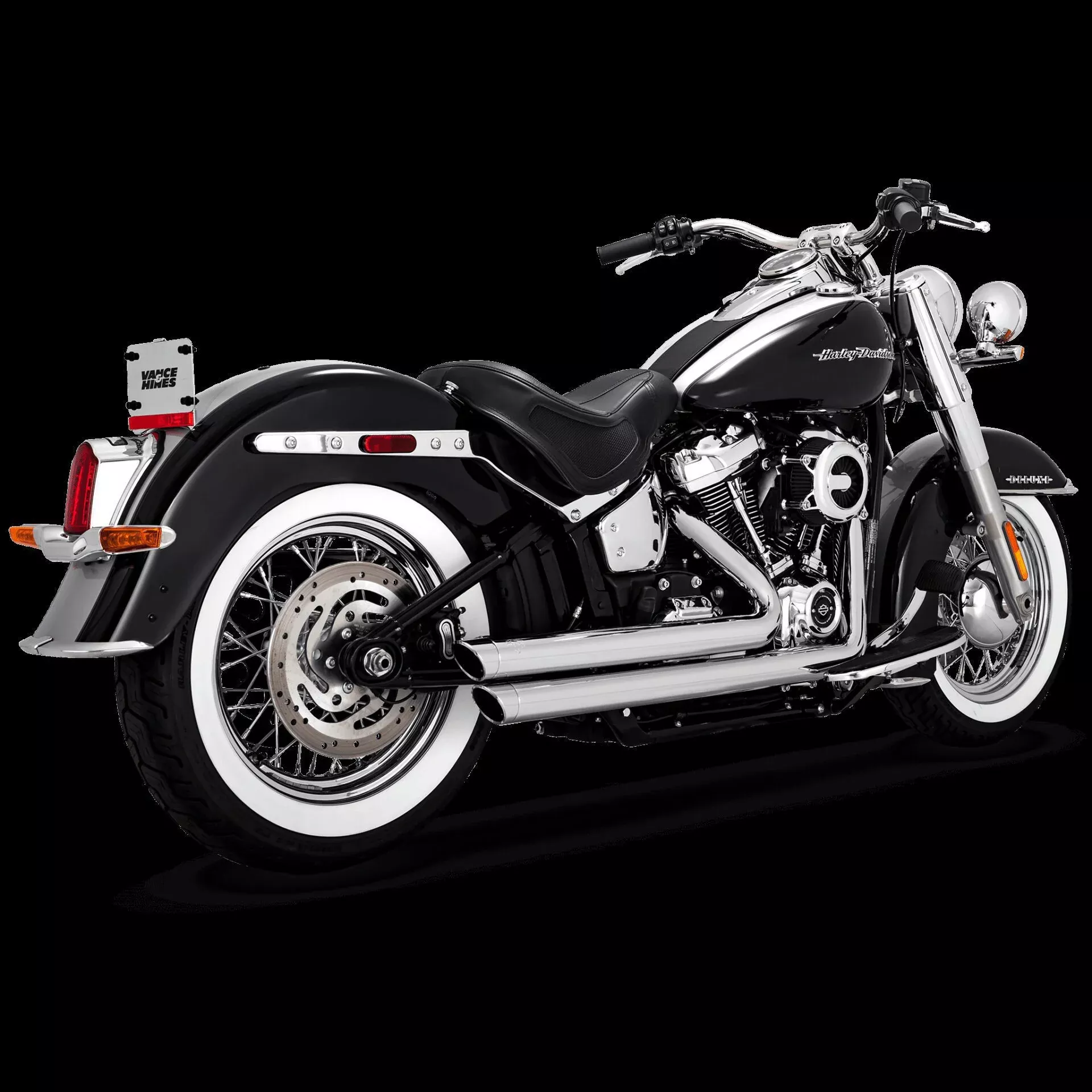 Vance & Hines Slip-On Big Shots Staggered Chrome 1986-2009