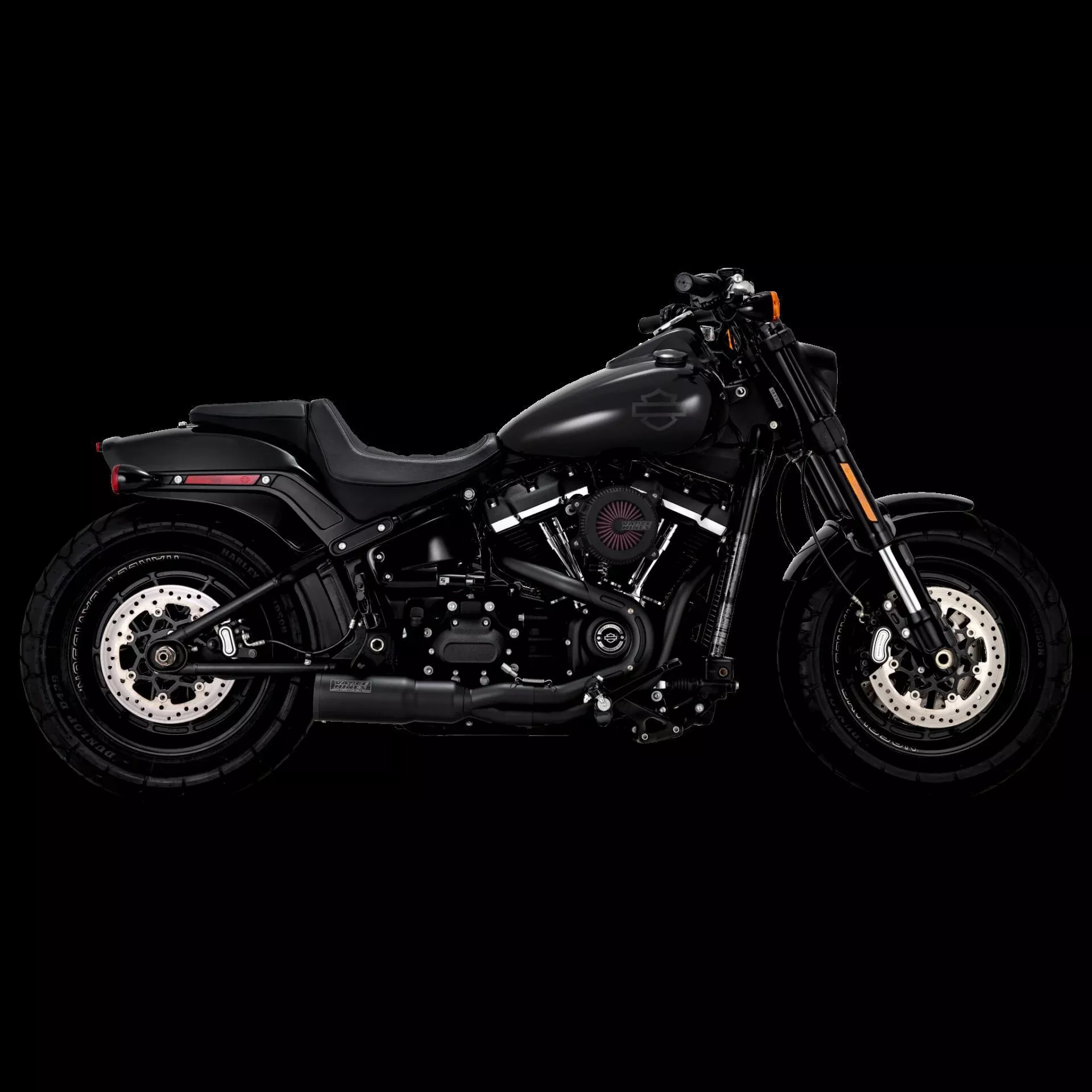 Vance & Hines Slip-On Stainless 2-Into-1 Hi-Output Black