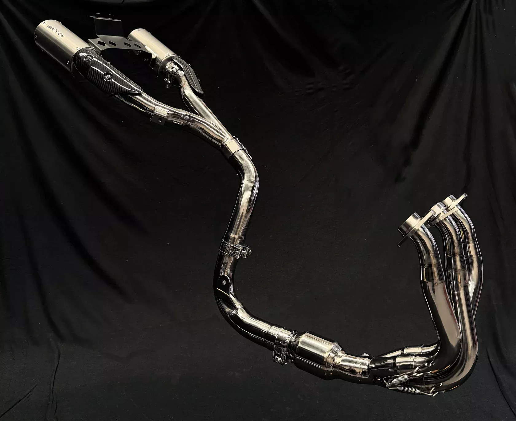 Vandemon High Mount Titanium Exhaust System CFMOTO 675SR-R, 675SR-S, 6