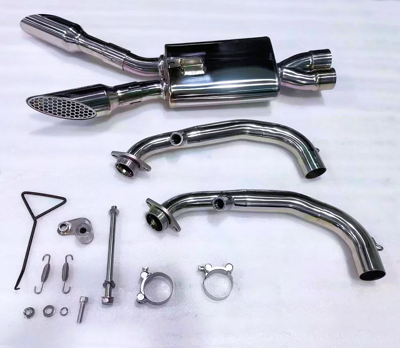 Vandemon Titanium Low Mount Exhaust System CFMOTO 450SR & 450SR-S 2023