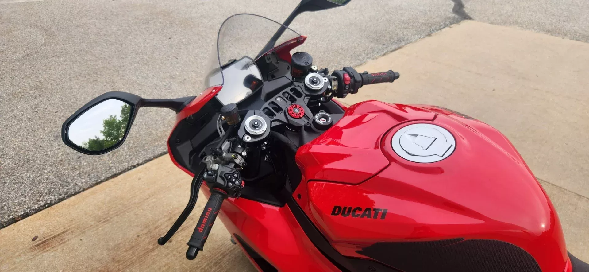 Woodcraft Clipon Zero Offset Ducati V2/S 2025-2026