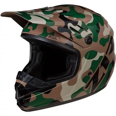 Z1R Youth Rise Camo Offroad Helmet - Woodland