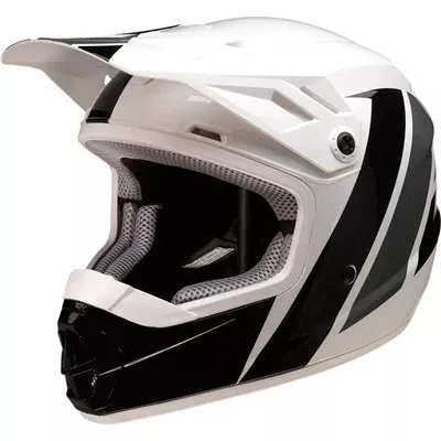 Z1R Youth Rise Evac Offroad Helmet - Black/White/Grey