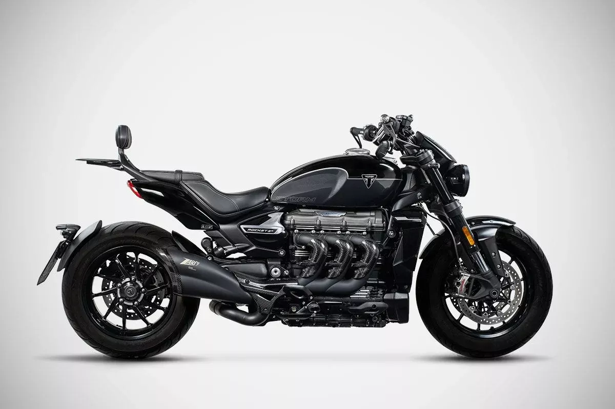 ZARD Exhaust Racing Slip-On Kit Triumph Rocket 3 Storm 2024-2026