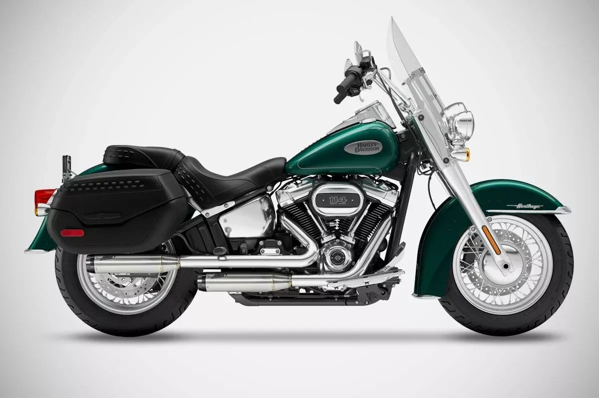ZARD Exhaust Slip-Ons Overlapped Harley Davidson Heritage Classic 2017
