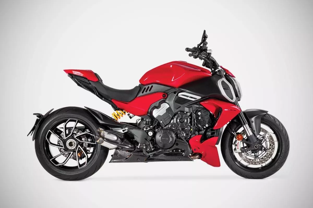 ZARD Slip-On Exhaust Predator Full Kit Ducati Diavel V4 2023-2024